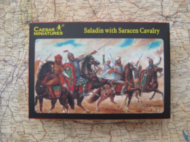 Caesar miniatures 018 Saladin with Saracen Cavalry